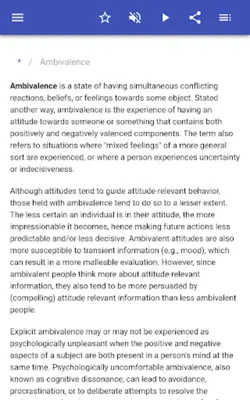 Psychological terms android App screenshot 8